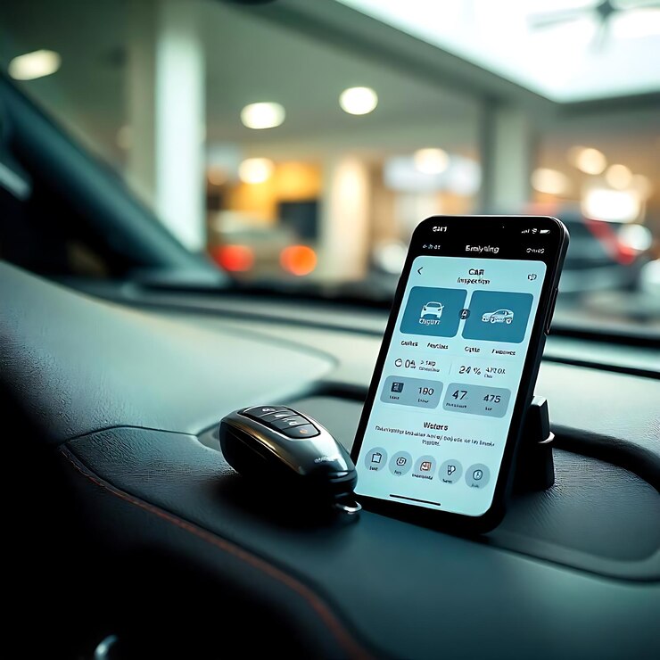 smartphone-placed-beside-sleek-car-key-dashboard-luxury-car_1156689-18581